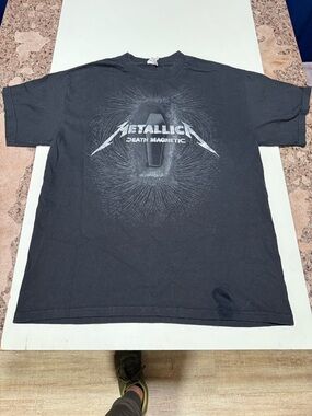 Metallica Death Magnetic Graphic Band Tee Black Large